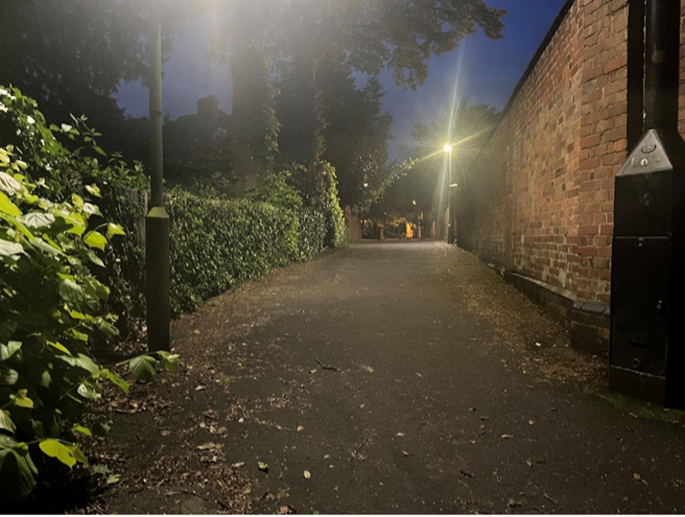 Improved lighting to Church Walk, Rugby