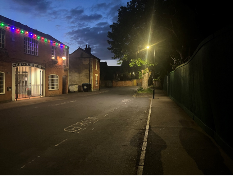Improved lighting to Little Church Street, Rugby