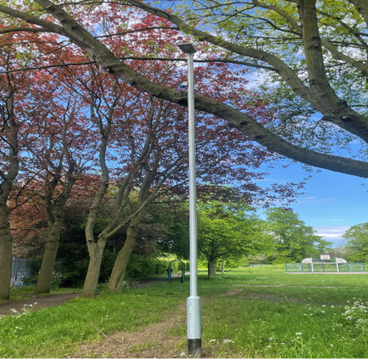 New Lighting column, Eagle Rec Ground, Leamington