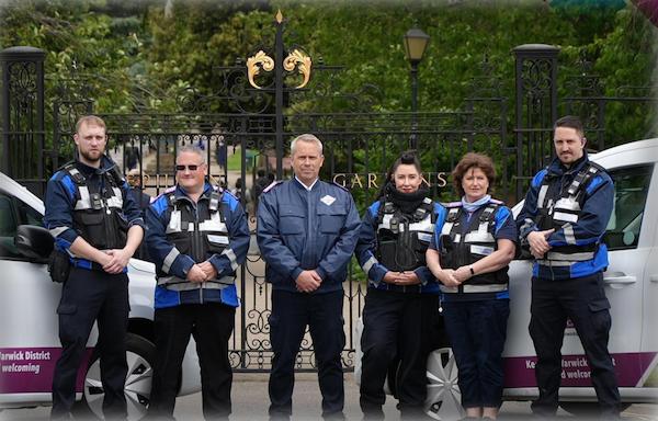 Picture of 6 safer streets wardens in the Warwick District